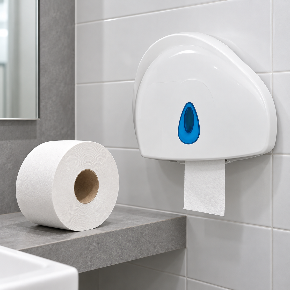 Mini Jumbo Toilet Rolls 12 x 150m - recycled paper