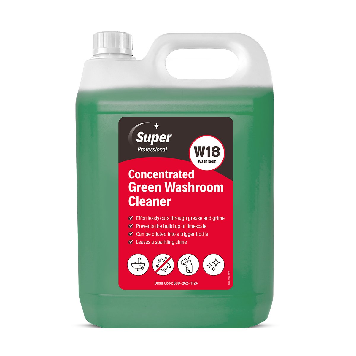 Mirius W15 Concentrated Green Washroom Cleaner