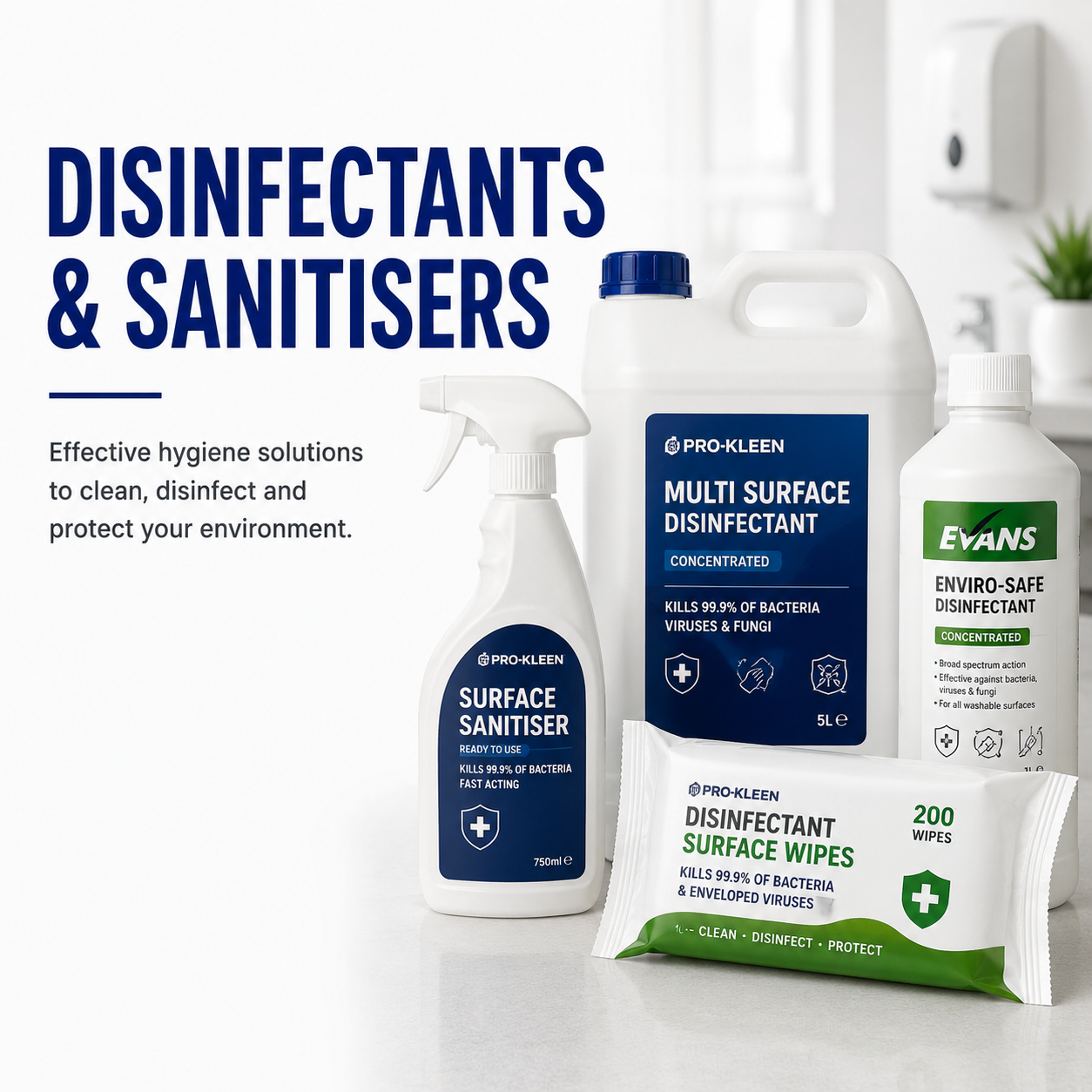 Disinfectants & Sanitisers