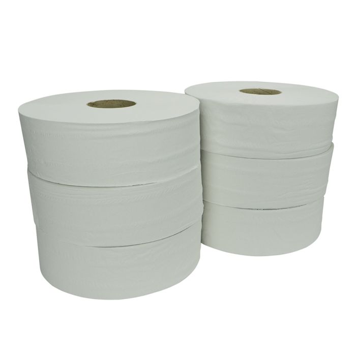 6 x 400m Jumbo Toilet Rolls