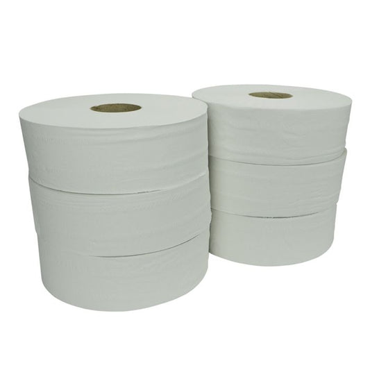 6 x 400m Jumbo Toilet Rolls
