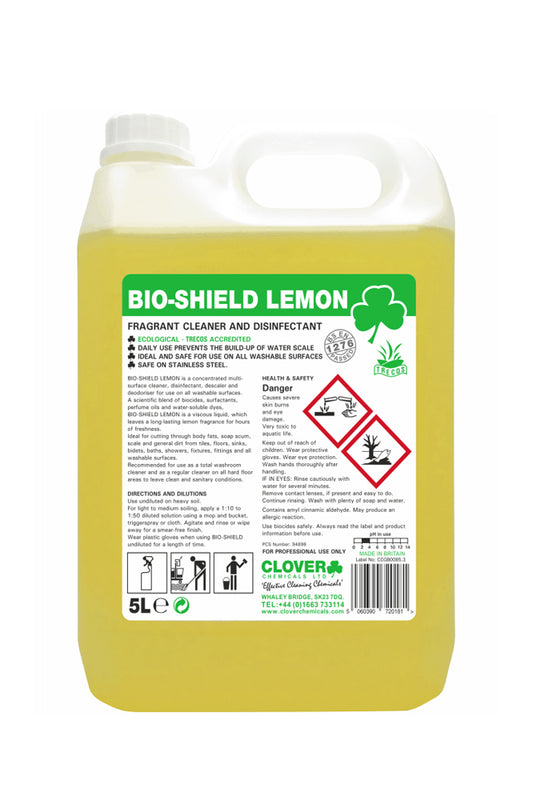 Clover Bio-Sheild Lemon 5lt