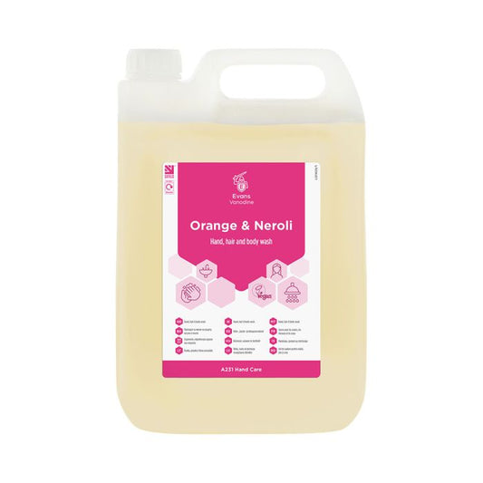 Evans Orange and Neroll Hair and Body Wash