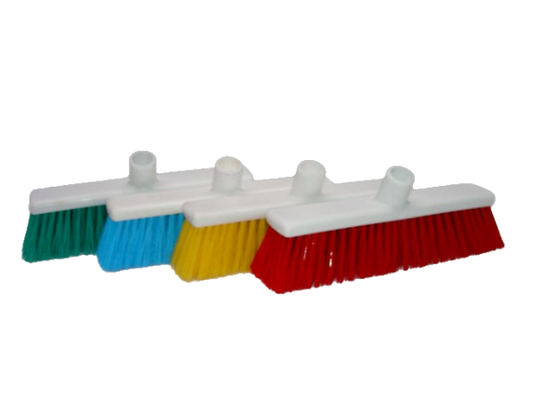 Coloured Hard Sweeping Broom