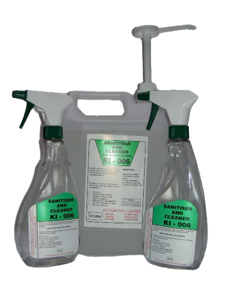 Sanitiser and Cleaner - RTU Kit