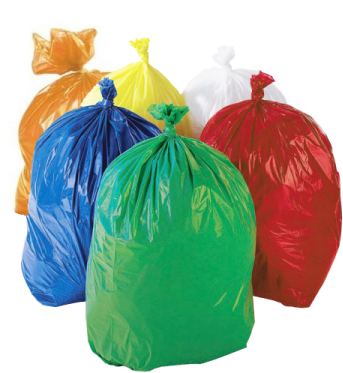 Coloured Refuse Sacks