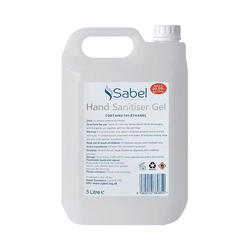 Hand Sanitiser Gel - 5 Litre