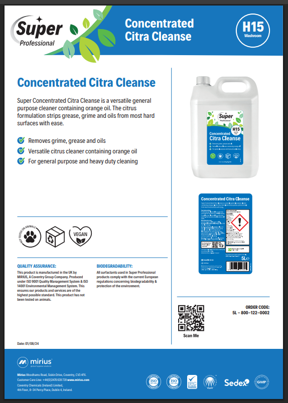 Mirius H15 Citra Cleanse